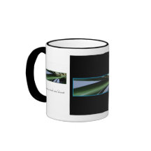 Grass and Heather Coffee and Tea Mug by gretchen