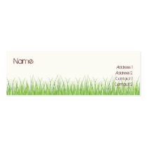 Grass business cards