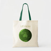 Grass Globe - Australia Canvas Bag