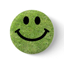 Grass Smiley Buttons