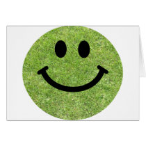 Grass Smiley Cards