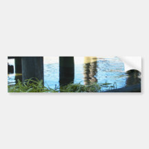 Grass Under Harbour Bumper Stickers