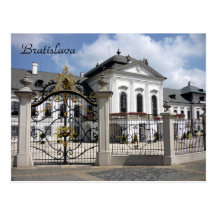 grassalkovich bratislava gates post card