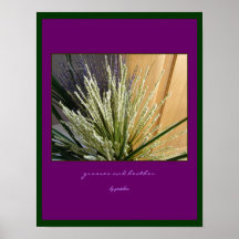 Grasses and Heather Poster