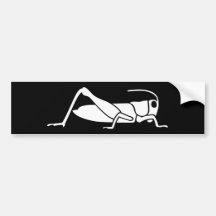 Grasshopper Bumper Sticker