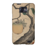 Grasshopper eating persimmon -  Katsushika Hokusai Galaxy SII Cases