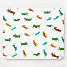 Grasshoppers! Mousepad