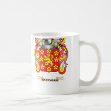 Grassman Coat of Arms (Family Crest) Coffee Mug