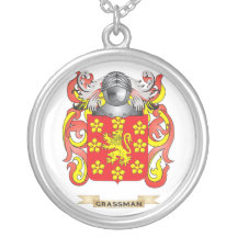 Grassman Coat of Arms (Family Crest) Custom Jewelry
