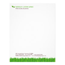 Grassy Landscape letterhead