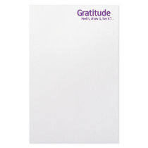 Gratitude Thought Shapers™ Stationary Stationery Design