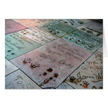 graumann's chinese theatre greeting card