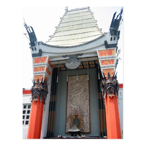 grauman's chinese theatre postcard