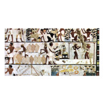 Grave Chamber Of Some Unknown (Tt261) Scenes Customized Photo Card