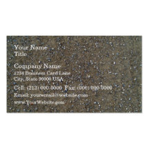 Gravel Dirt Road Close-up Business Card Template