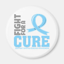 Graves Disease Fight For A Cure Fridge Magnet
