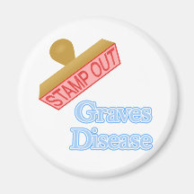 Graves Disease Fridge Magnets
