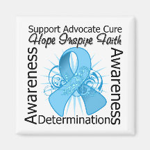 Graves Disease Inspirations Spiral Ribbon Magnets