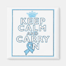 Graves Disease Keep Calm and Carry ON Magnets