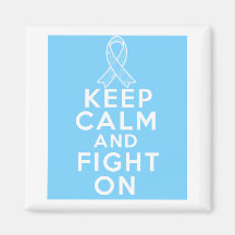 Graves Disease Keep Calm and Fight On Fridge Magnets