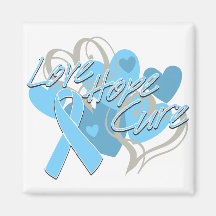 Graves Disease Love Hope Cure Refrigerator Magnets