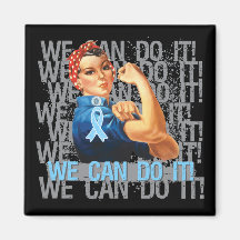 Graves Disease Rosie WE CAN DO IT Refrigerator Magnets