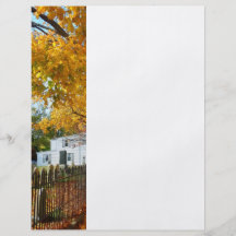 Graveyard in Autumn Full Colour Flyer