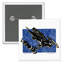 GRAVITY-SLED-in Blue Pinback Buttons