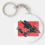 GRAVITY-SLED-in-RED Key Chain