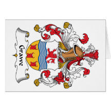 Grawe Family Crest Cards