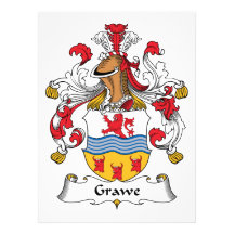 Grawe Family Crest Invitation