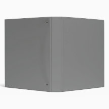 Gray 3 Ring Binders