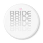 Gray Bride Fade Refrigerator Magnets