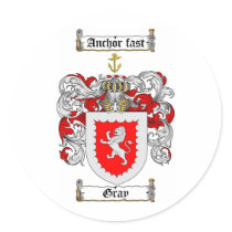 GRAY FAMILY CREST -  GRAY COAT OF ARMS