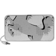 Gray Horse gift for him Speaker