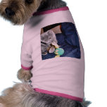 Gray Playing Cat At Home Dog Tee