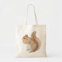 gray squirrel トートカバン