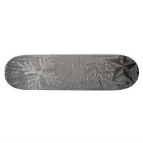 grayscale skateboard
