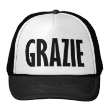 Grazie Black Mesh Hat