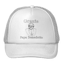 Grazie Pope Benedict Hats