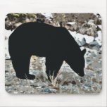 Grazing Black Bear Mouse Pad
