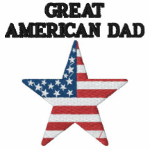 GREAT AMERICAN DAD MEN'S EMBROIDERED POLO SHIRT