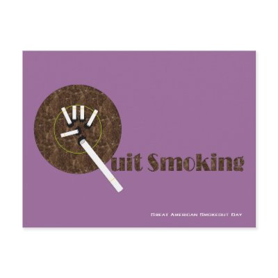 Great American Smokeout Day Postcards by courtjester