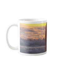 Great Blue Heron at Sunset Coffee Mug