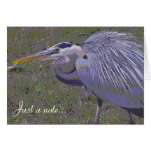 Great Blue Heron Challenge Card