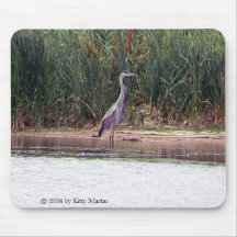 Great Blue Heron Mouse Mat