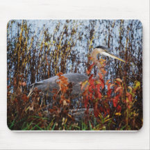 Great Blue Heron Mouse Mats