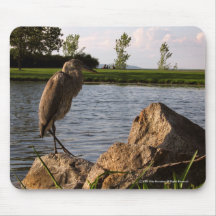 Great Blue Heron Mouse Pad