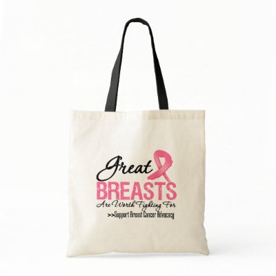 GREAT Breasts Are WORTH Fighting For (G2) Bag by cancerapparel