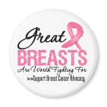 GREAT Breasts Are WORTH Fighting For (G2) Fridge Magnet